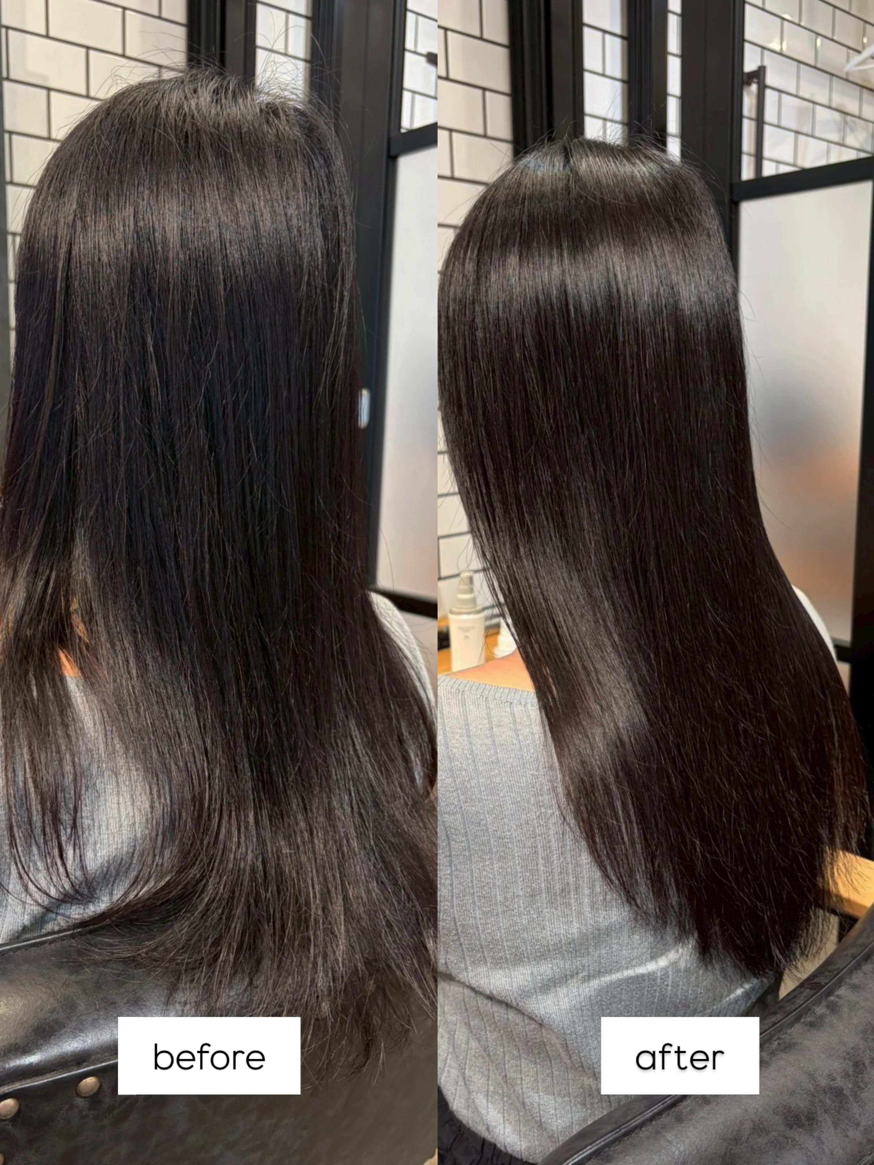 弱縮毛矯正のお客様のビフォーアフター📷stylist松田